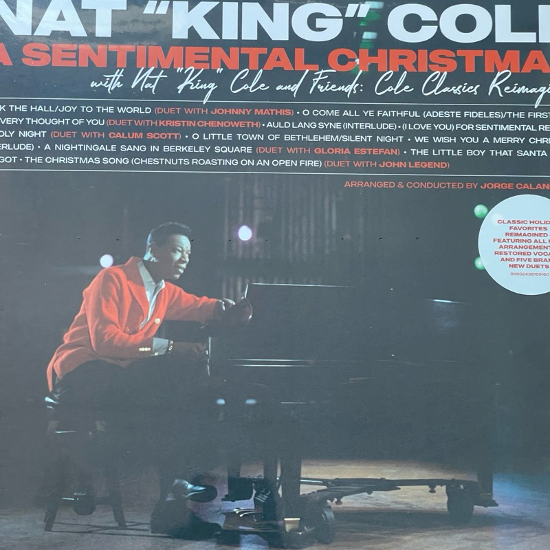 แผ่นเสียง A Sentimental Christmas With Nat King Cole And Friends Cole Classics Reimagined ,มือหนึ่ง ซีล