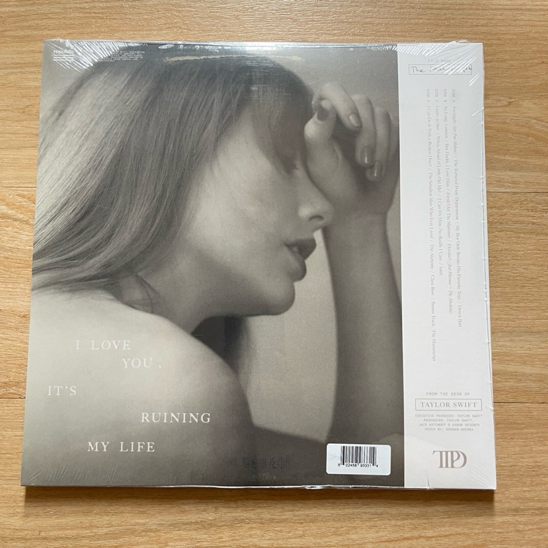 แผ่นเสียง Taylor Swift - The Tortured Poets Department , 2 x Vinyl, LP, Album, White [Ghosted White] มือหนึ่ง ซีล