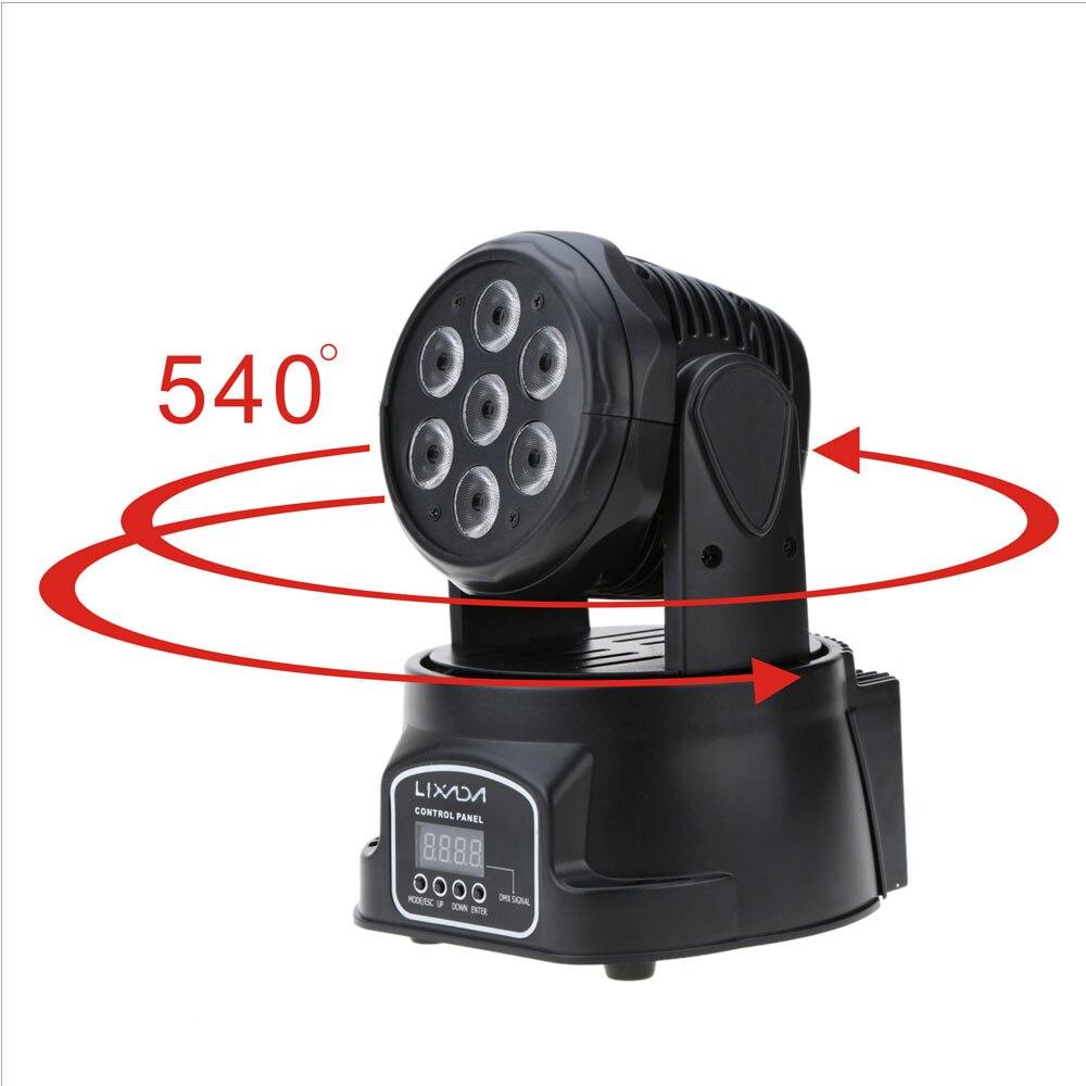 Led stage light moving head beam ไฟเวที ไฟพาร์มูฟวิ่งเฮด 4IN1 ไฟตกแต่งเวที ไฟพาร์ rgbw เปลี่ยนรูปแบบไฟ 7 แบบ ไฟกระพริบตามเพลงฟรืออัตโนมัติ ใช้งานคู่กับบอร์ดควบคุม DMX ได้ / led disco dmx