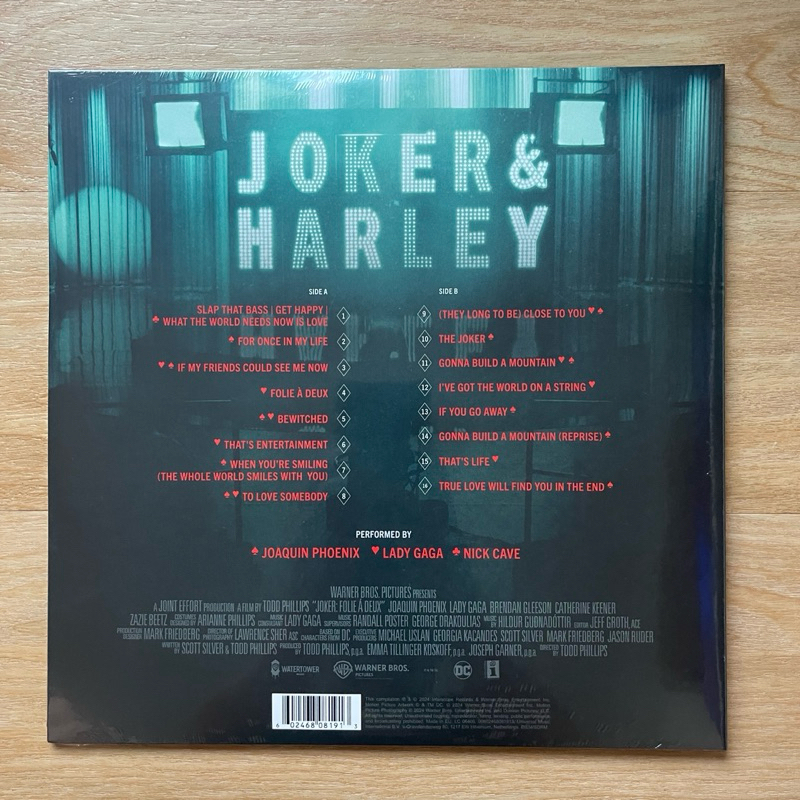 แผ่นเสียง GAGA Phoenix - Joker: Folie À Deux (Music From The Motion Picture) Red Vinyl มือหนึ่ง ซีล