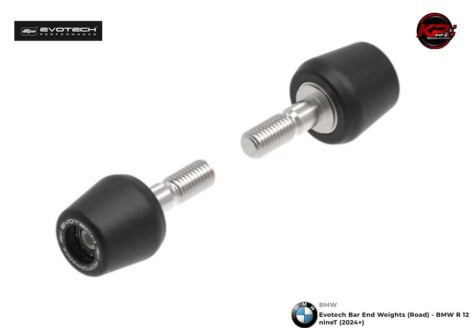 ตุ้มปลายแฮนด์ Evotech Bar End Weights (Road) - BMW R 12 nineT (2024+)