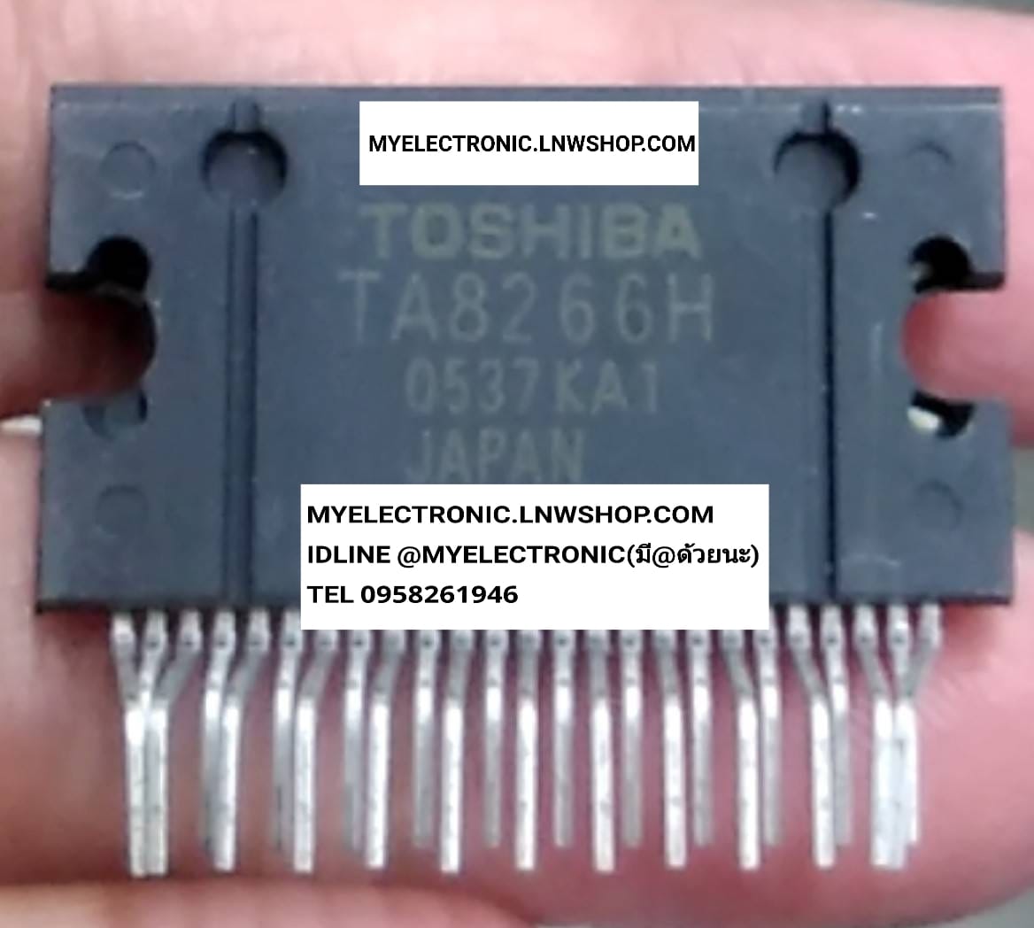 ขาย TA8266H ไอซี IC ญี่ปุ่น JAPAN ของแท้ ยี่ห้อ โตชิบ้า TOSHIBA TA8266 H ราคา ตัวละ . . . . หน่วย บาท