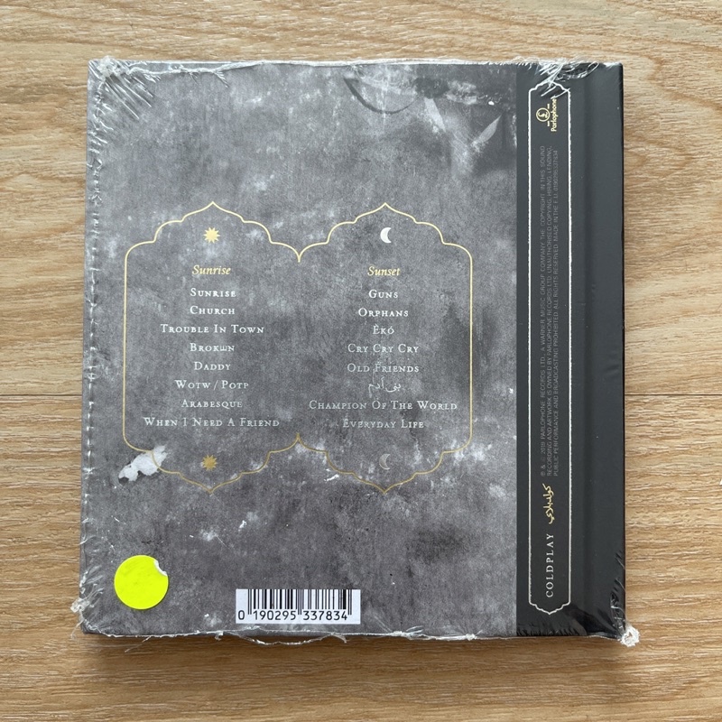 CD ซีดีเพลง Coldplay – Everyday Life (แผ่นแท้,มือหนึ่ง,ซีล)