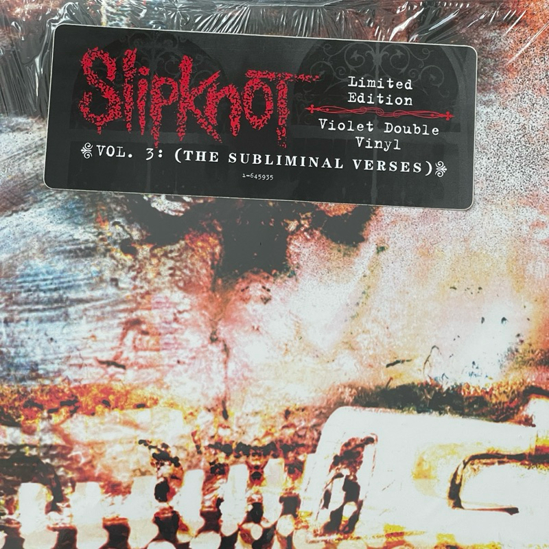 แผ่นเสียง Slipknot – Vol. 3: (The Subliminal Verses) 2 x Vinyl, Limited Edition, Violet Translucent มือหนึ่ง ซีล