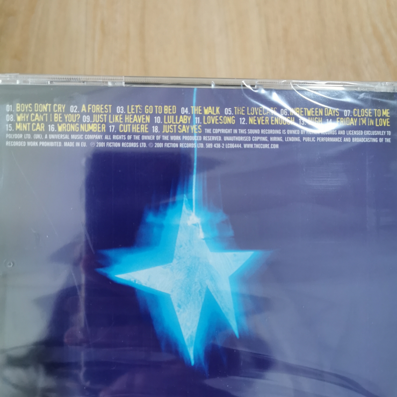 CD ซีดีเพลง แผ่นเพลง The Cure – Greatest Hits แผ่นแท้ ใหม่ ซีล