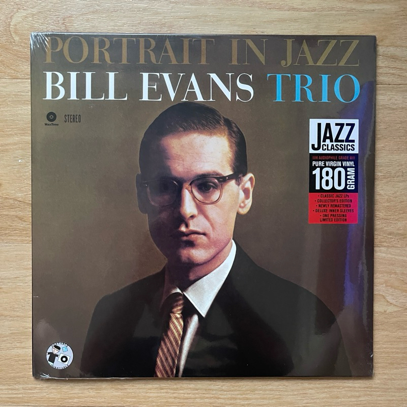 แผ่นเสียง The Bill Evans Trio - Portrait In Jazz ,Black Vinyl, LP, Album, Reissue, Remastered, EU ,มือหนึ่ง ซีล