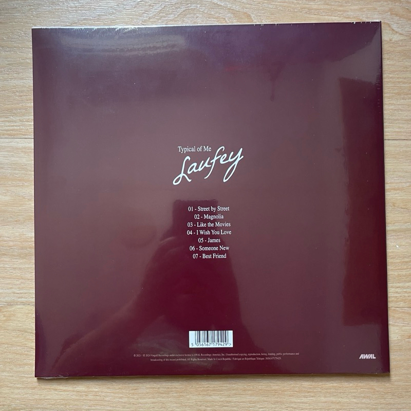 แผ่นเสียง Laufey - Typical Of Me ,Black Vinyl, 12", 45 RPM, EP, Repress ,Eu มือหนึ่ง ซีล