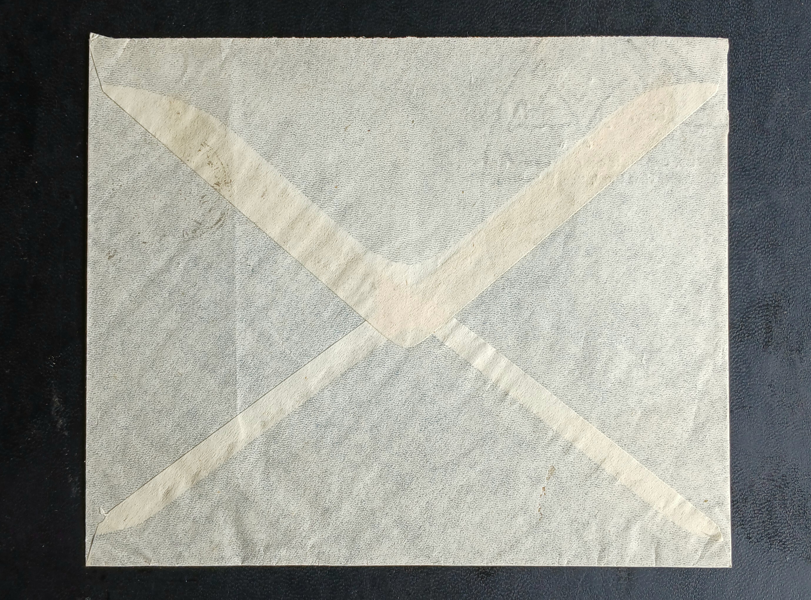 s3476-ซองจดหมายเก่า BANGKOK-DENMARK ป้ายR SIAM / Bangkok G.P.O.3099 ลงทะเบียน/REGISTERED ติดแสตมป์พระรูป ร.9 SIAM ปี 2492, บรมราชาภิเษก 2493 (ราคาหน้าดวง รวม 3 บาท 90 สตางค์) มีตราประทับ ไปรษณีย์กลาง 1950 พ.ศ.2493