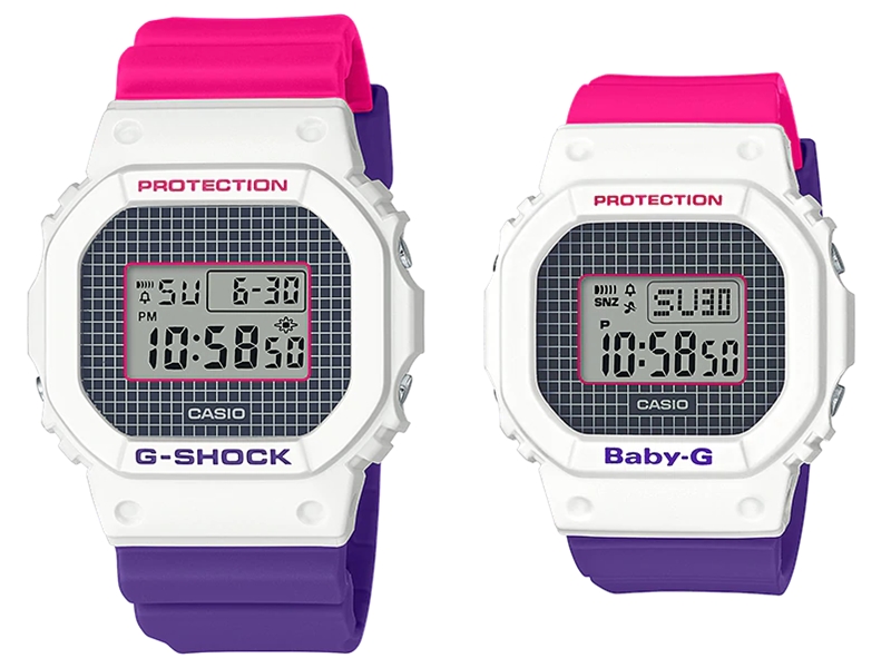 นาฬิกาคู่รัก รุ่น DW-5600THB-7 & BGD-560THB-7
