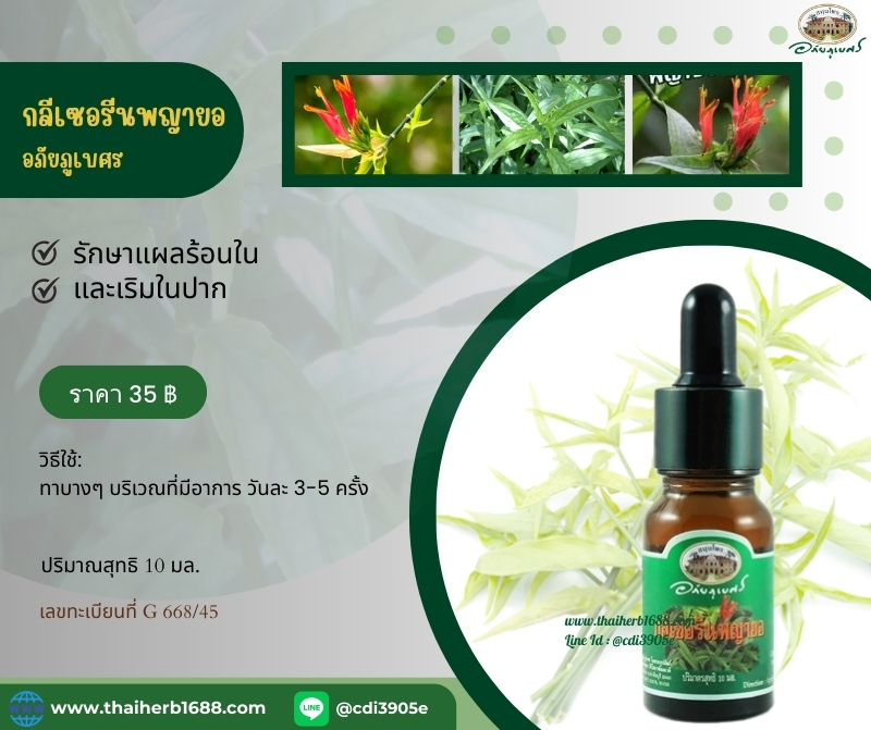 กลีเซอรีนพญายอ อภัยภูเบศร