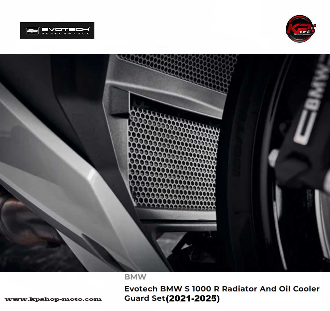 การ์ดหม้อน้ำ & การ์ดออยส์ Evotech BMW S 1000 R Radiator And Oil Cooler Guard Set (2021 - 2025)