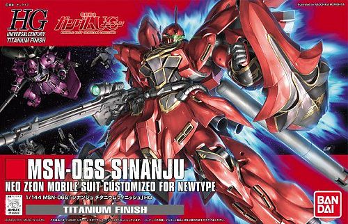 HGUC 1/144 Sinanju Titanium Finish