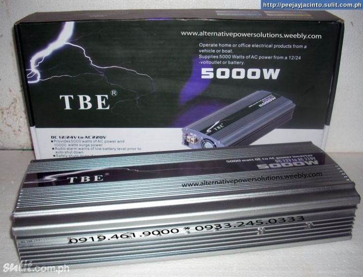 TBE Inverter 12V 5000W เครื่องแปลงไฟจากกระแสตรงDC 12V ไปเป็น กระแสสลับAC 220V