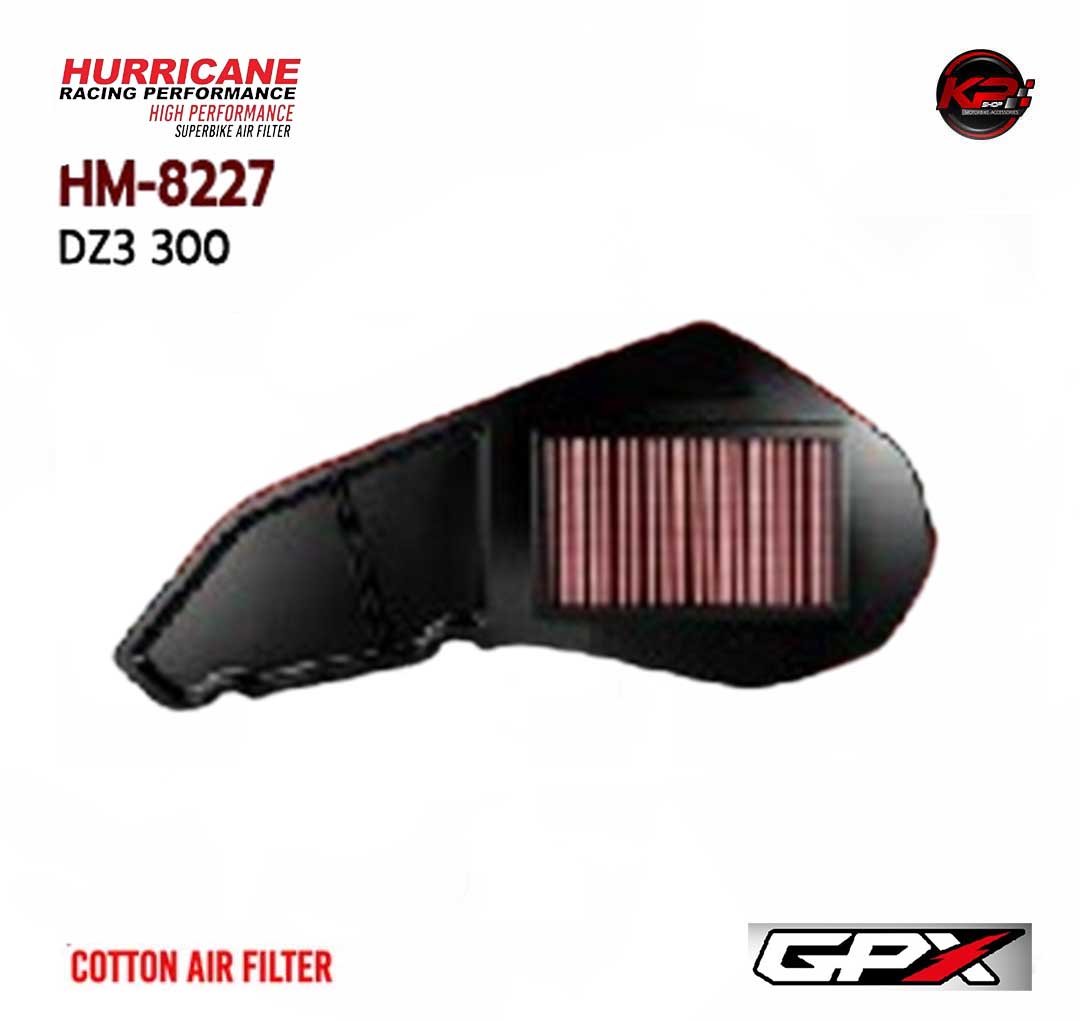 กรองอากาศ HURRICANE FOR GPX DEMON DZ3 300 (COTTON) HM8227