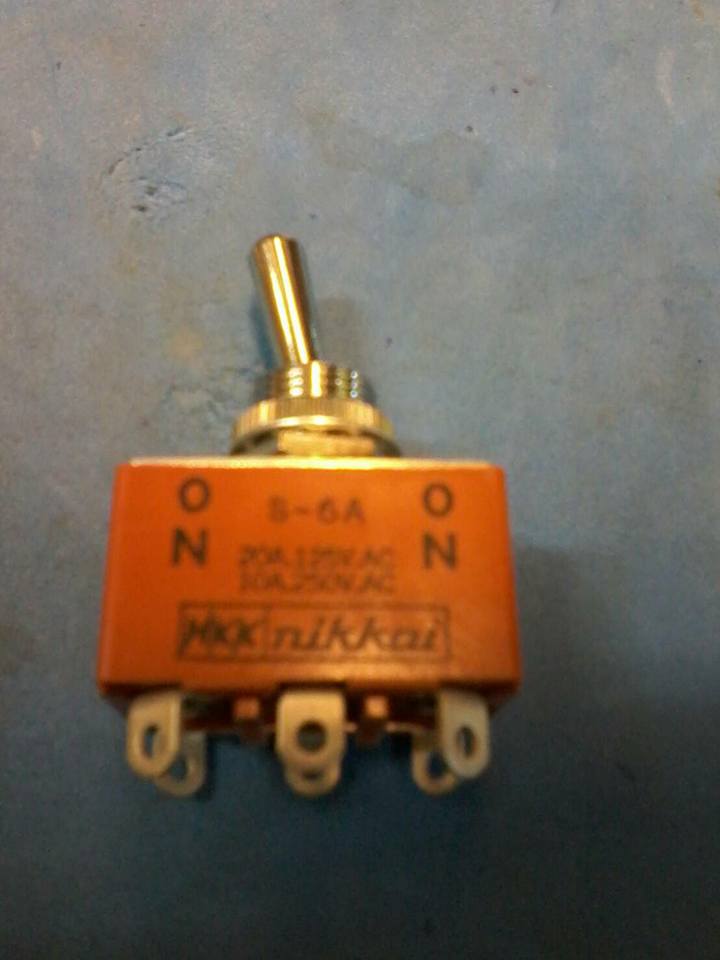 ขาย , สวิทช์โย็ก , ON-ON , สอง2ทาง , 6ขา , สวิทช์โย็กON-ON , 6ขา , รุ่น , MODEL , S-6A , ยี่ห้อ , NKK , NIKKAI , หน้าสัมผัส , CONTRAC , 20A125V , AC , 10A250V , AC , JAPAN , ของยี่ปุ่น แท้ , ท็อกเกิ้ลสวิทช์ , TOGGLE , SWITCH , ราคา , ตัวละ . . , หน่วย , บ