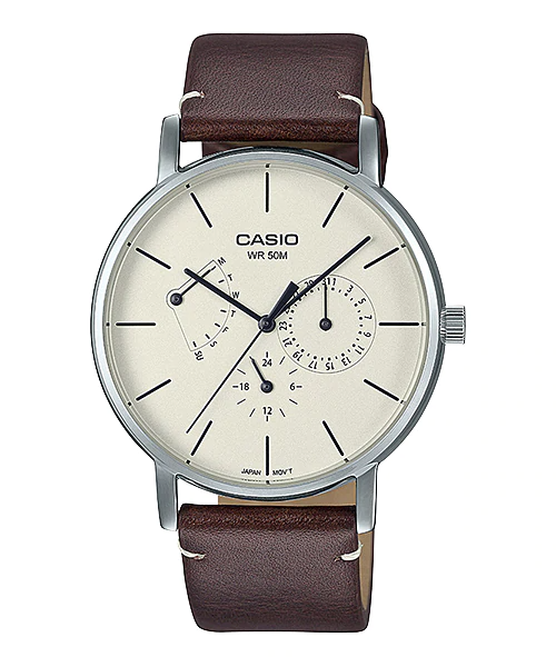 Casio หลายเข็มนาฬิกา - สุภาพบุรุษ รุ่น MTP-E320L-5EV