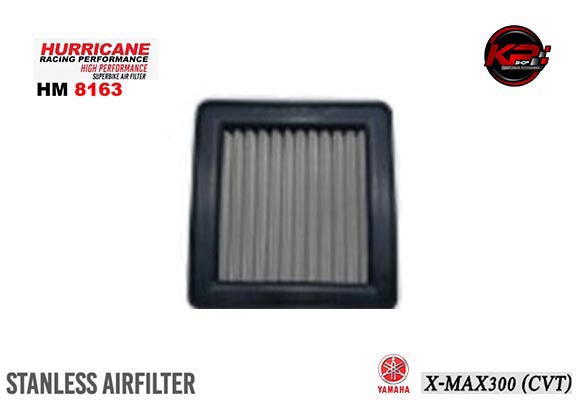 กรองอากาศ HURRICANE FOR YAMAHA XMAX CVT (STANLESS) HM8163