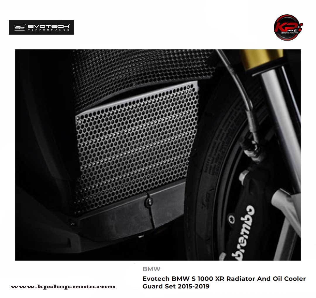 การ์ดหม้อน้ำ & การ์ดออยส์ Evotech BMW S 1000 XR Radiator And Oil Cooler Guard Set (2015-2019)