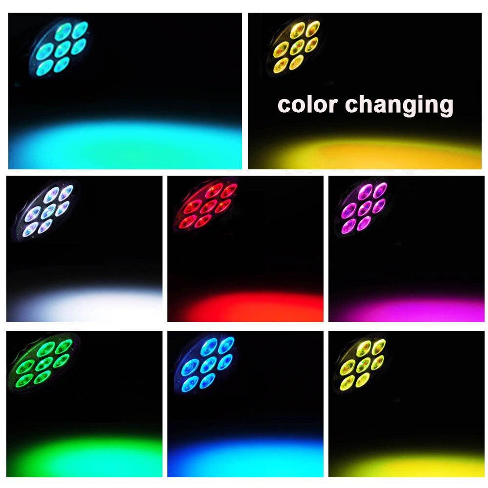 Led stage light moving head beam ไฟเวที ไฟพาร์มูฟวิ่งเฮด 4IN1 ไฟตกแต่งเวที ไฟพาร์ rgbw เปลี่ยนรูปแบบไฟ 7 แบบ ไฟกระพริบตามเพลงฟรืออัตโนมัติ ใช้งานคู่กับบอร์ดควบคุม DMX ได้ / led disco dmx