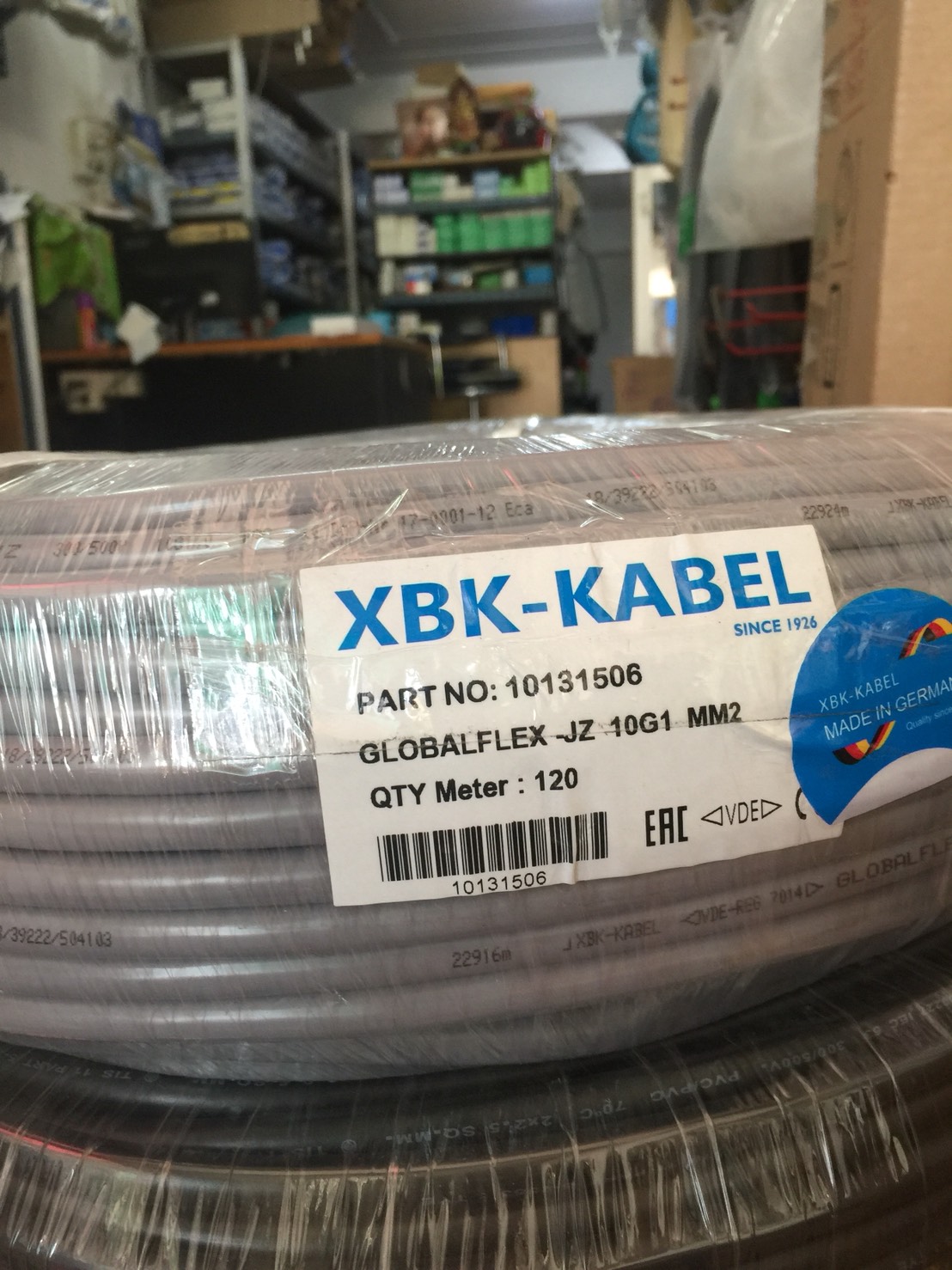 สายคอนโทรล JZ500 10G1 sqmm