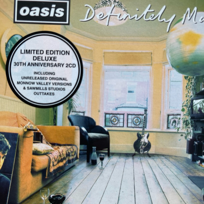 CD ซีดีเพลง Oasis - Definitely Maybe, Limited Edition Deluxe , 30th Anniversary, 2CD มือหนึ่ง ซีล