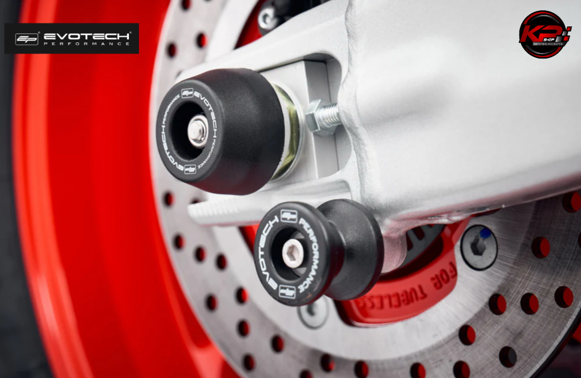 กันล้มหลัง Evotech Rear Spindle Bobbins - Yamaha YZF-R6 (2017+)