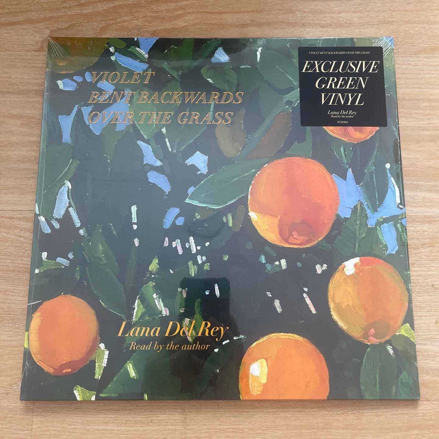 แผ่นเสียง lana del rey – Violet Bent Backwards Over The Grass * Limited Edition Green vinyl แผ่นเสียงมือหนึ่ง ซีล