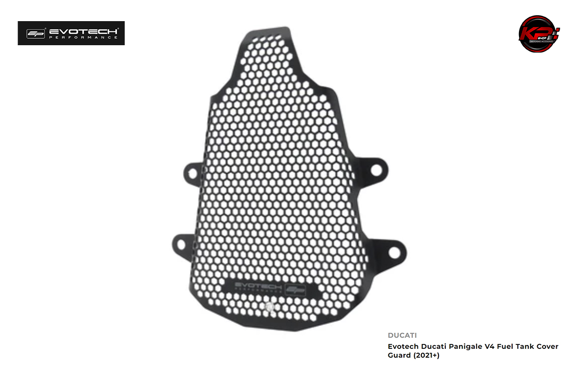 การ์ดถังน้ำมัน Evotech Ducati Panigale V4 Fuel Tank Cover Guard (2021+)