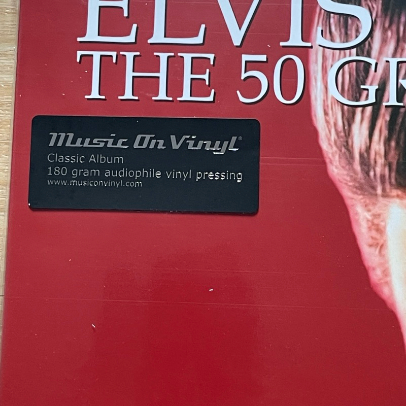 แผ่นเสียง Elvis Presley – The 50 Greatest Hits 3LP , music on vinyl มือหนึ่ง ซีลแบบเปิด