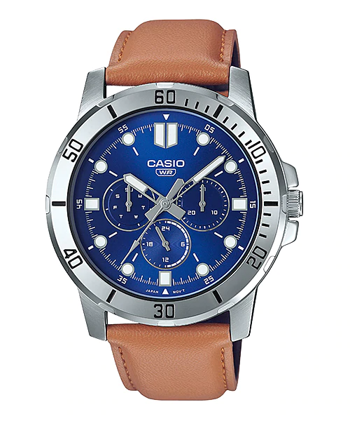 Casio หลายเข็มนาฬิกา - สุภาพบุรุษ รุ่น MTP-VD300L-2E