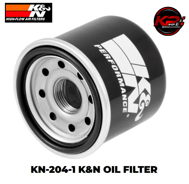 กรองน้ำมันเครื่อง K&N KN-204-1 FOR HONDA / KAWASAKI / YAMAHA / TRIUMPH