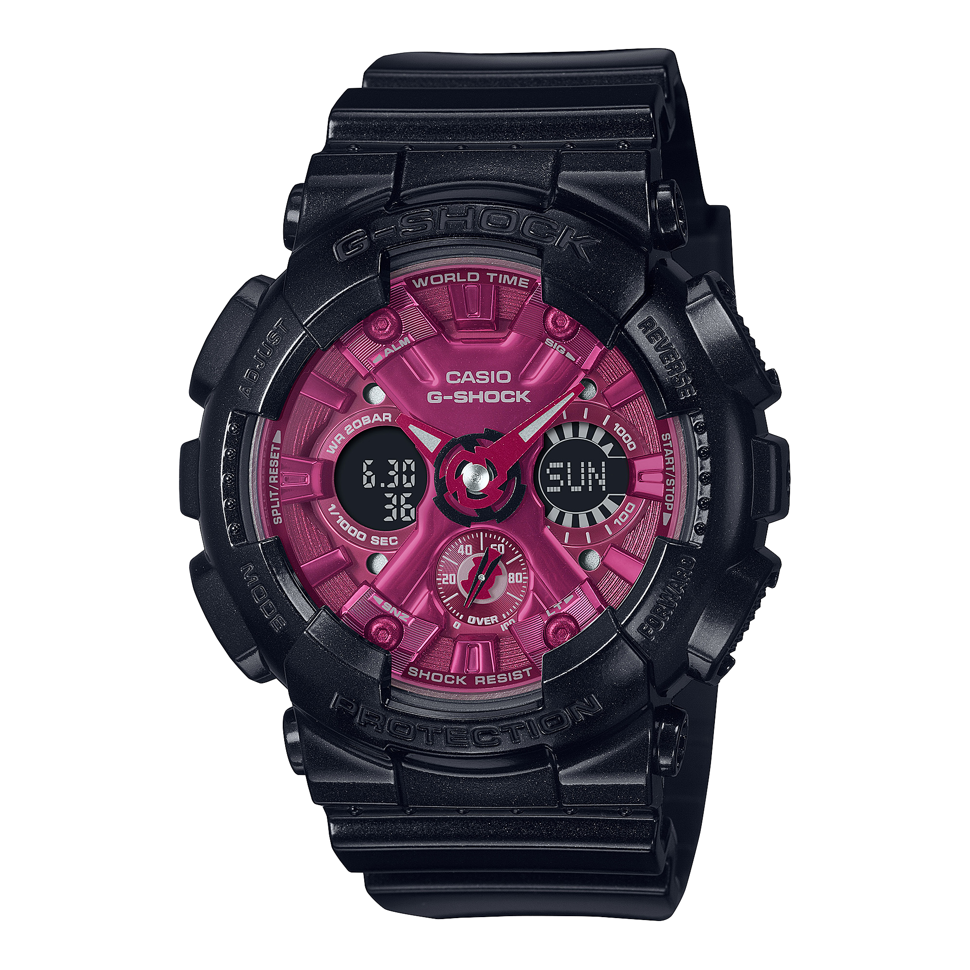 GMA-S120RB-1A | อะนาล็อก-ดิจิตอล | ผู้หญิง | G-SHOCK | นาฬิกา | CASIO