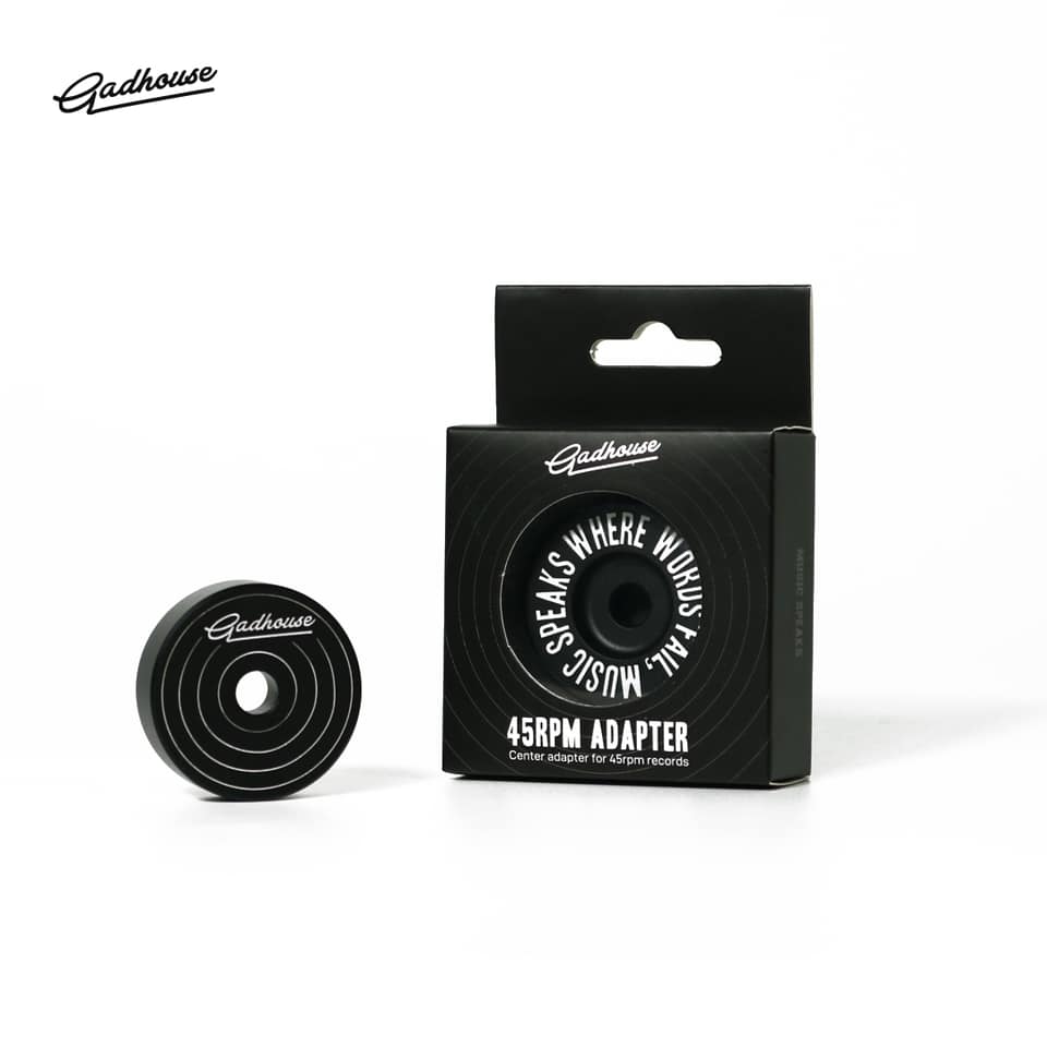Gadhouse 45 RPM Adapter for 7" Recordsอแดปเตอร์สำหรับแผ่นเสียง 7 นิ้ว หรือแผ่นซิงเกิล