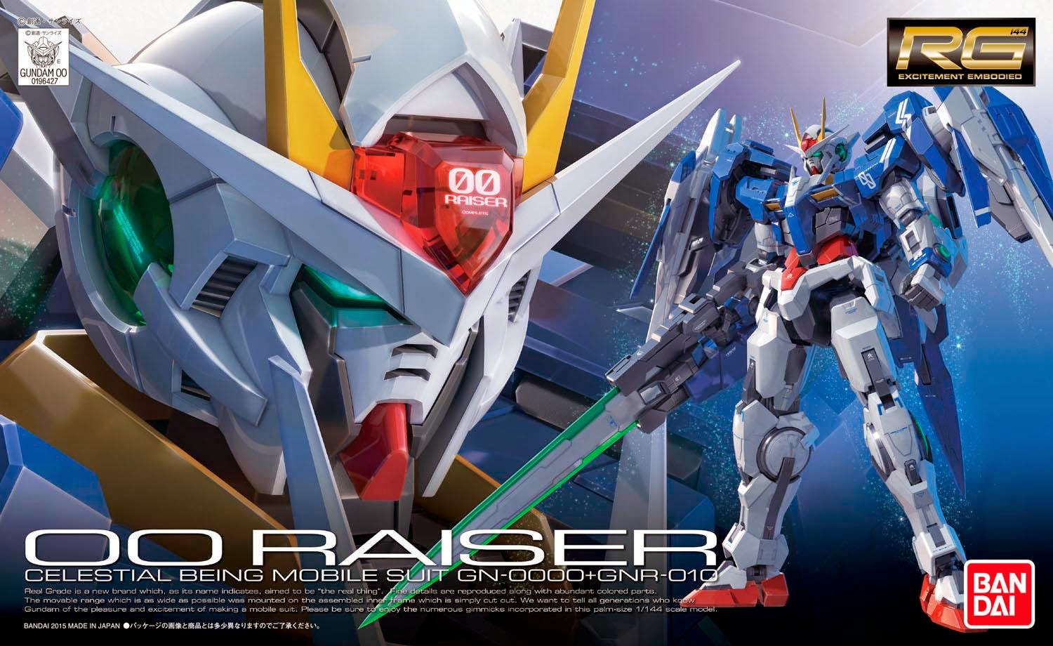 1061603 BANDAI SPIRITS RG 1/144 GN-0000+GNR-010 OO RAISER