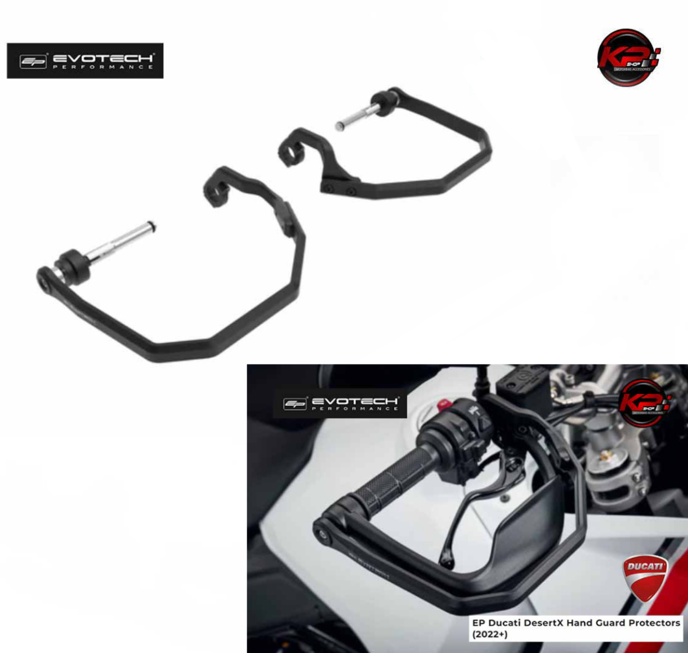 การ์ดแฮนด์ EVOTECH FOR DUCATI DESERT X