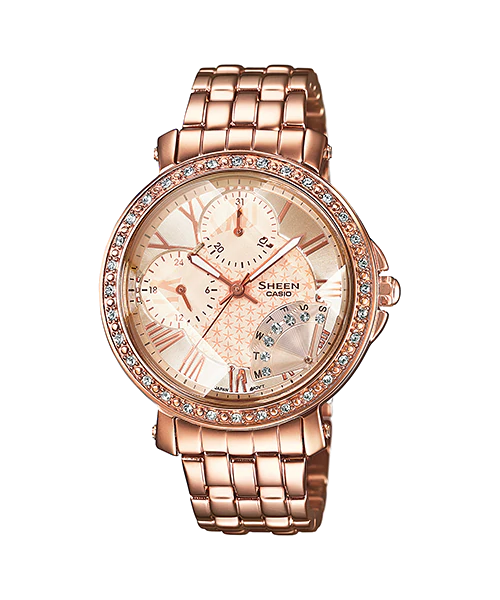 Casio Sheen หลายเข็ม รุ่น SHN-3011PG-9A