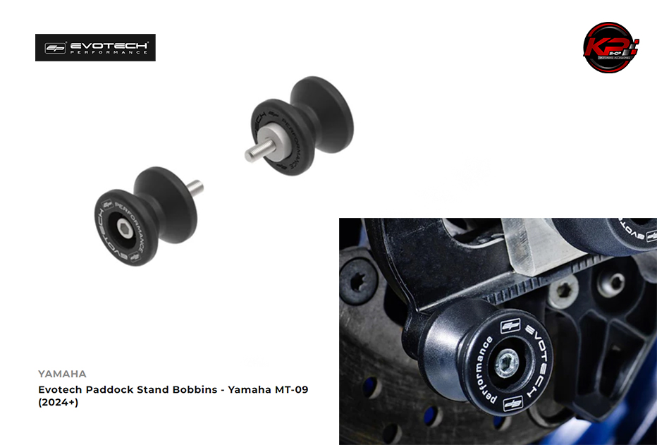 สปูน Evotech Paddock Stand Bobbins - Yamaha MT-09 (2024+)