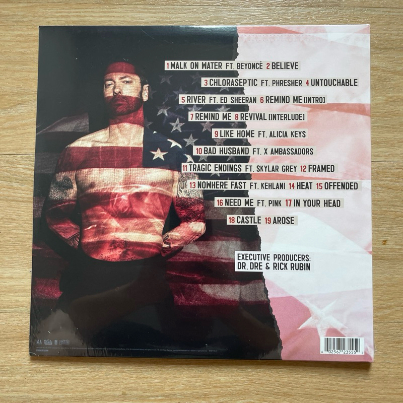 แผ่นเสียง Eminem - Revival, 2 x Vinyl, LP, Album, Stereo, US มือหนึ่ง ซีล