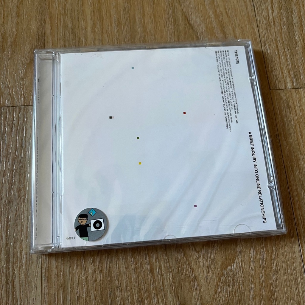 CD ซีดีเพลง The 1975 – A Brief Inquiry Into Online Relationships (แผ่นแท้ แผ่นใหม่ ซีล)