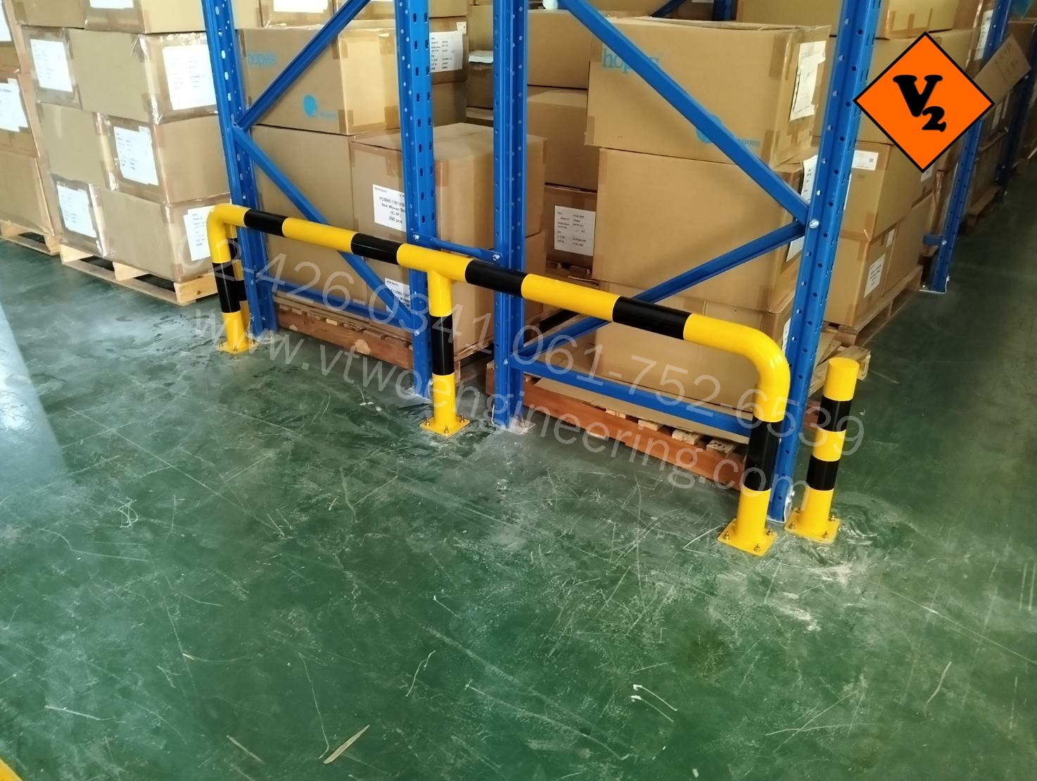 ราวกันชนเหล็ก crash protection barriers No.49