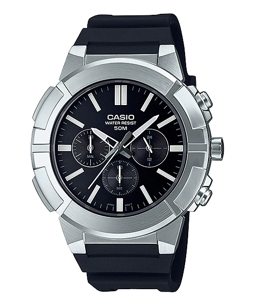 Casio หลายเข็มนาฬิกา - สุภาพบุรุษ รุ่น MTP-E500-1AV