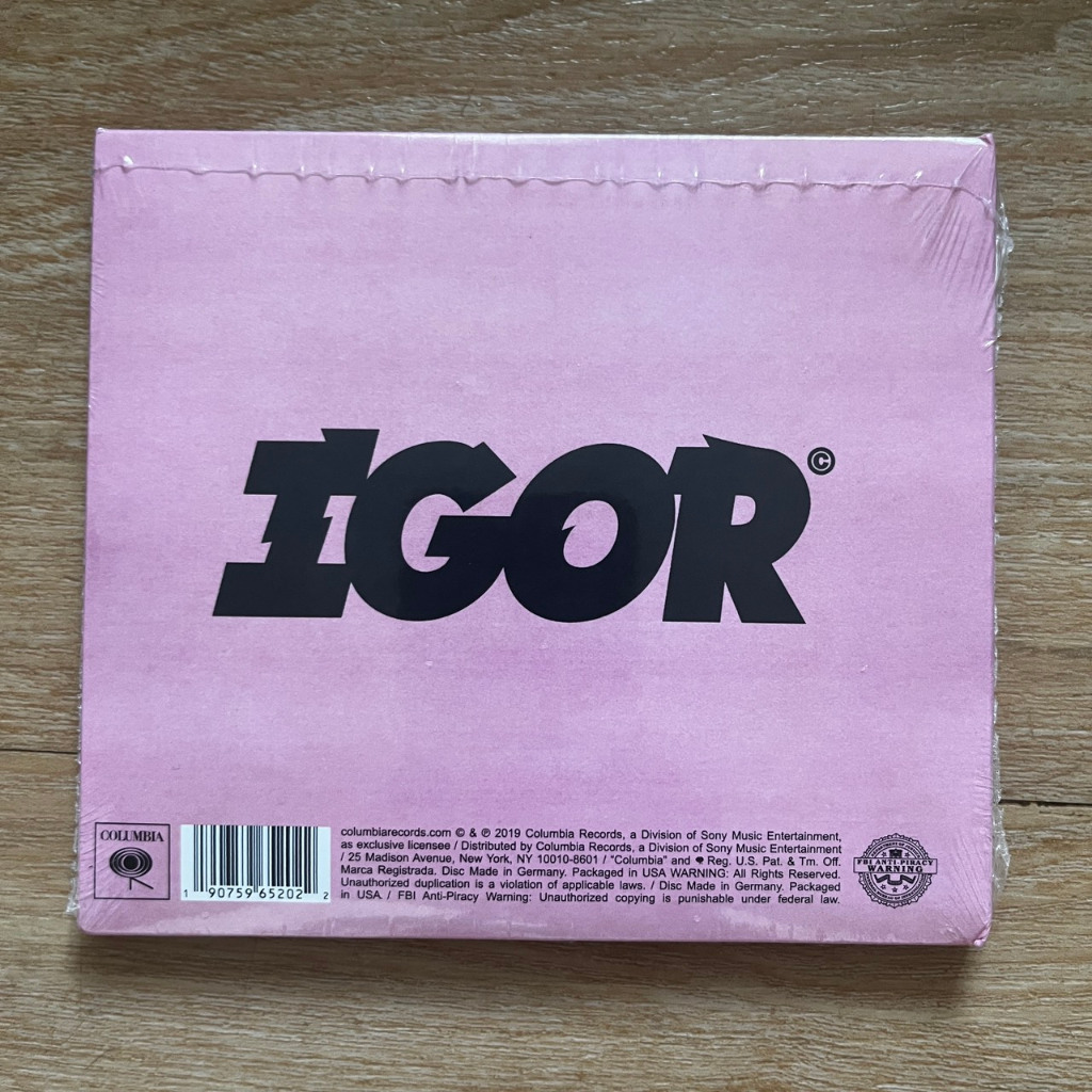 CD ซีดีเพลง Tyler,The Creator Igor CD, Album,US มือหนึ่ง,ซีล