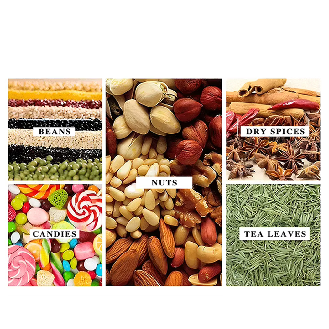 ถุงคราฟท์ขาว มีหน้าต่างซิปล็อค ตั้งได้ (50 ใบ) ถุงแบ่งบรรจุ food safety ใส่อาหารและขนมได้ เหมาะสำหรับของแห้ง