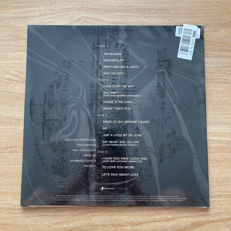 แผ่นเสียง Celine Dion - Let's Talk About Love , 2 x Vinyl, LP, Album, ** Limited Edition, Orange Opaque มือหนึ่ง ซีล