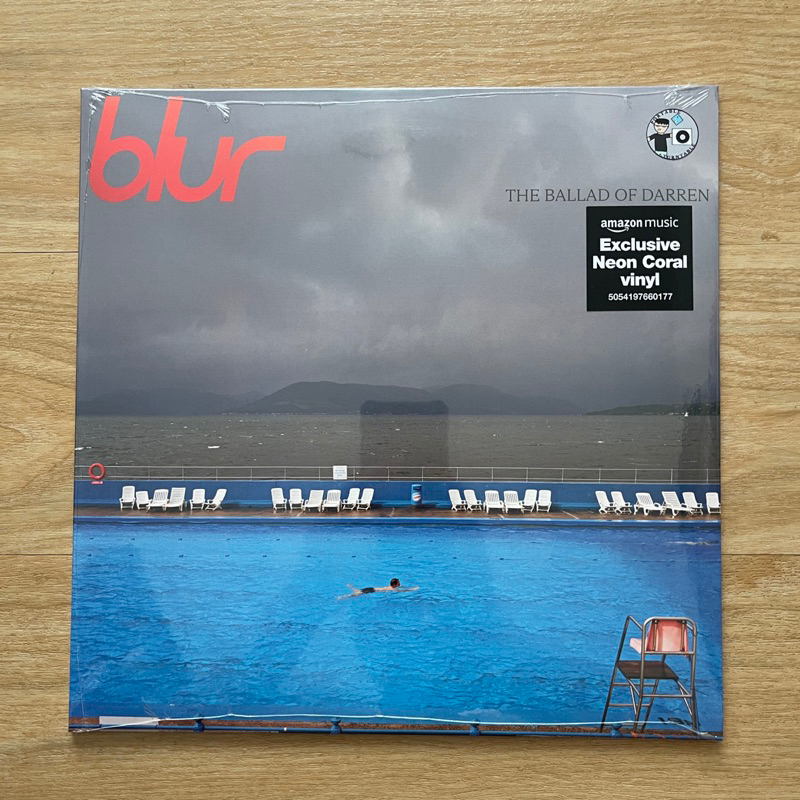 แผ่นเสียง Blur - The Ballad Of Darren ,Vinyl, LP, Album, US ** Coral Neon แผ่นเสียง มือหนึ่ง ซีล