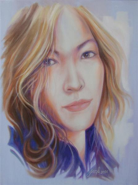 ANN ภาพวาดสีน้ำมัน ขนาด 30x40 cm.