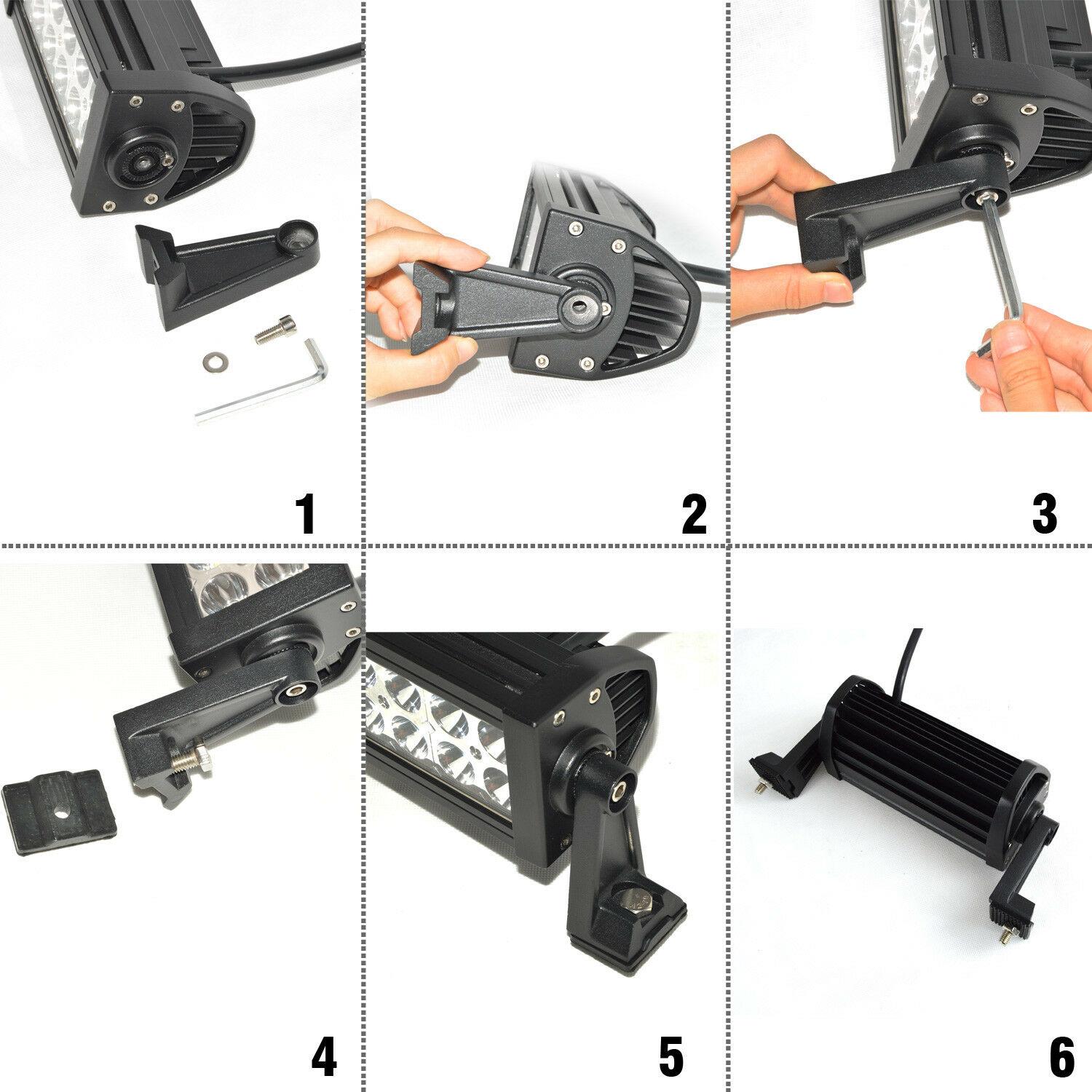 Curved 3D LED Light Bar Spot Flood Combo Beam 240 watt 42 Inch. For Jeep SUV ATV Truck Work Driving Light ไฟรถยนต์บาร์ยาว ไฟหน้ารถ บาร์รถยนต์ 240 วัตต์ ทรงโค้ง เน้นเเสงพุ่งเเละกระจายในโคมเดียว รุ่น SuperBright คุณภาพสูง มีประกันสินค้า เเสงขาว จำนวน 1 โคม