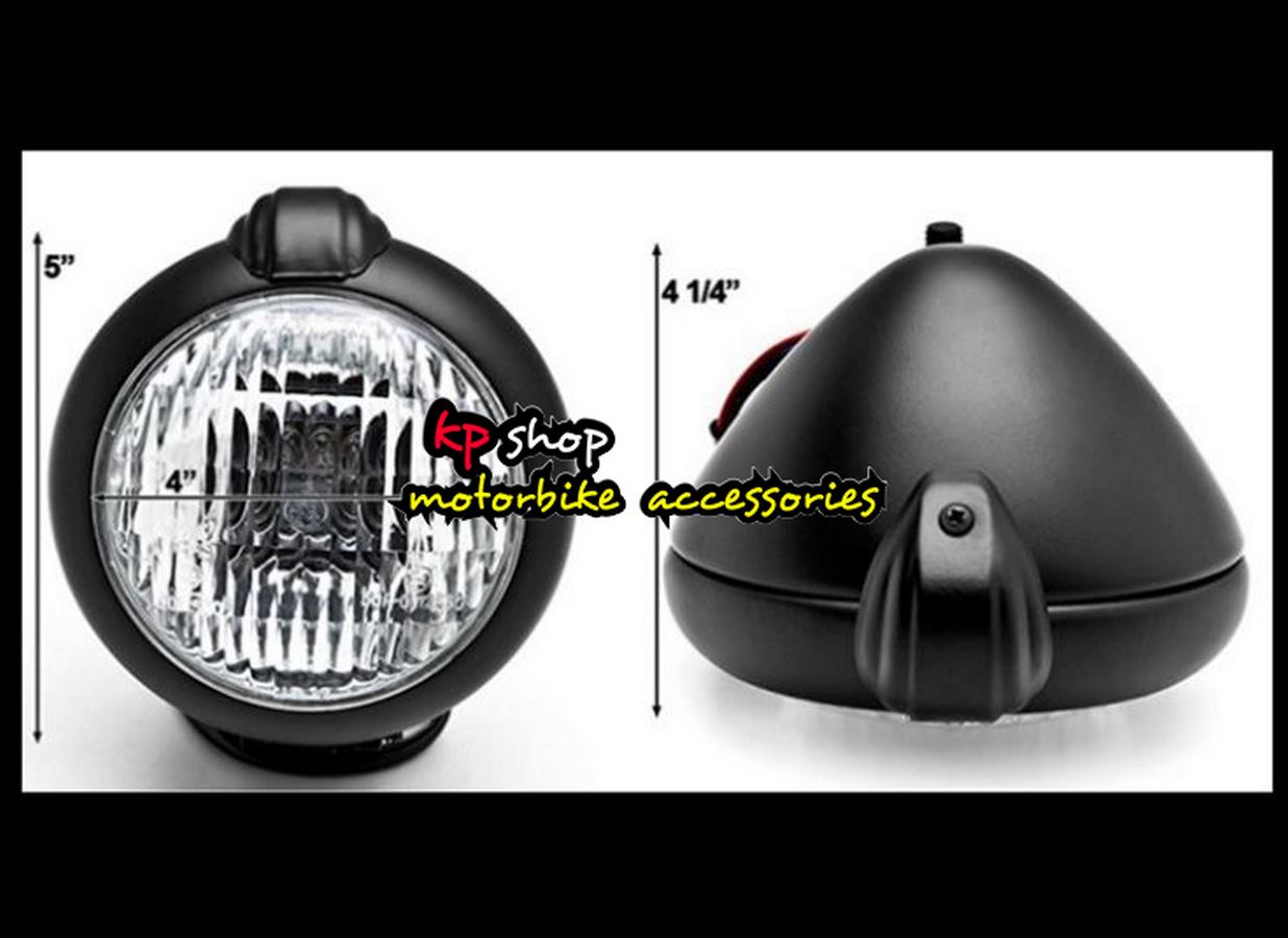 ไฟหน้าแต่งช้อปเปอร์ โคมดำ