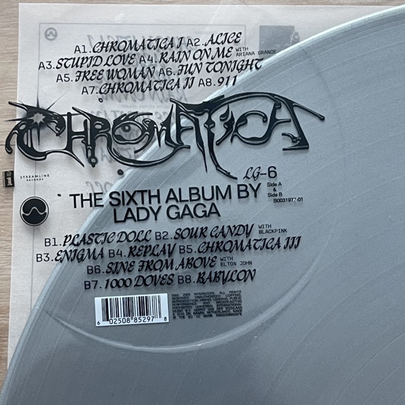 แผ่นเสียง Lady Gaga – Chromatica , LP, Album, Limited Edition, Silver แผ่นเสียงมือหนึ่ง ซีล