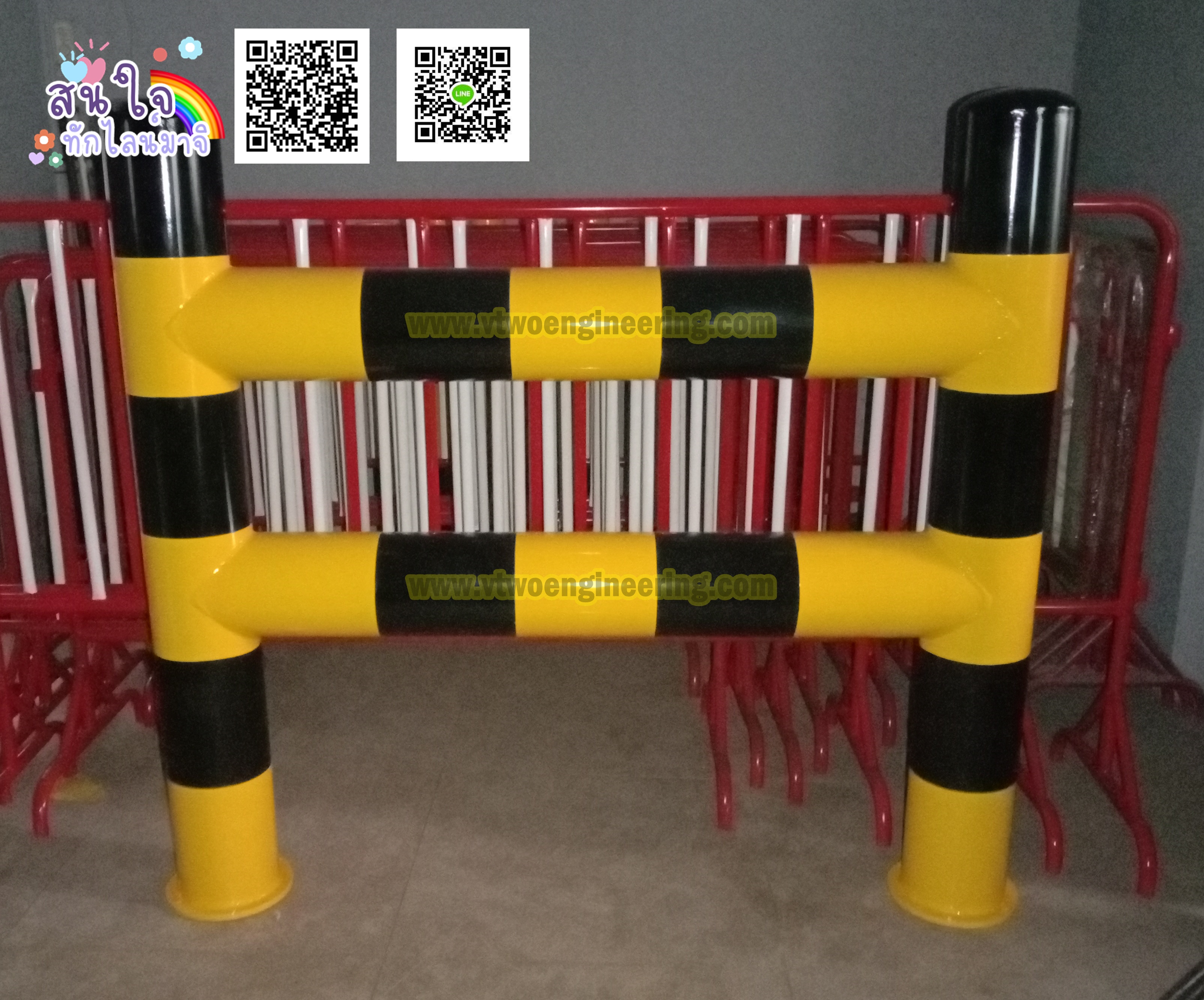 ราวเหล็กกันชน / crash protection barriers No.11